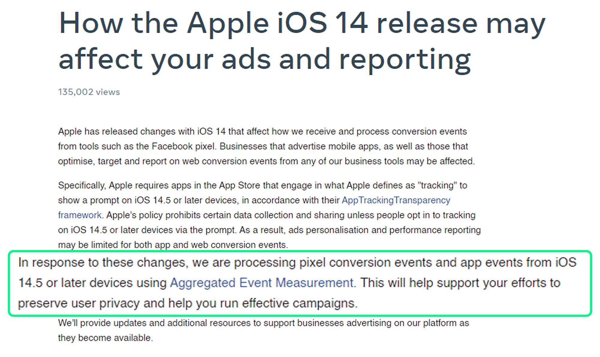 Apple Changes on iOS 14 Article